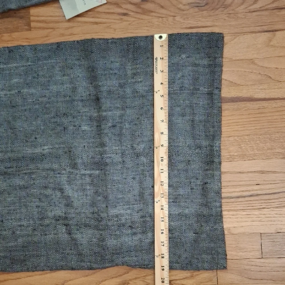 NWT West elm Gray Buttoned Cushion Covers X 2